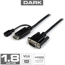Dark Dk-Hd-Ahdmıxvgal180 Hdmı To Vga Çevirici Kblo