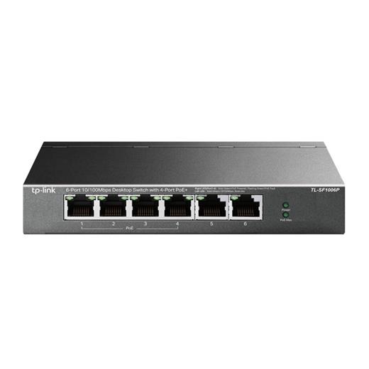 Tp-Link Tl-Sf1006P 6 Port(4 Poe) Desktop Switch