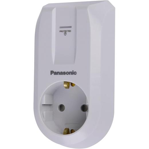 Panasonic Tekli Akım Korumalı 1080JUL Emniyet Kepenkli Çocuk Korumalı Priz
