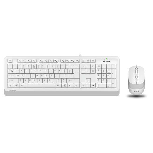A4-Tech F1010 Beyaz Usb Klavye Mouse Set - Mm F1010-B