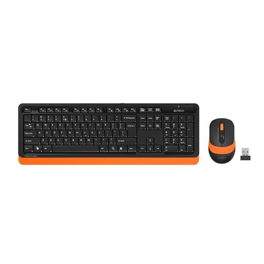 A4-Tech Fg1010 Turuncu Q Kablosuz Klavye Mouse Set Fg1010-T