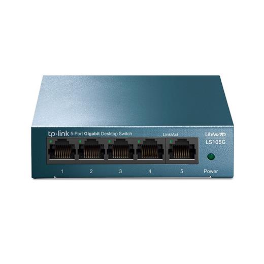 Tp-Link Ls105G 5 Port Gigabit Desktop Steel Case